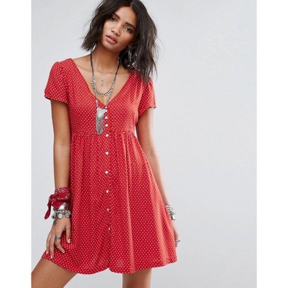 Ralph Lauren Dresses & Skirts - Red Star Babydoll Dress XS